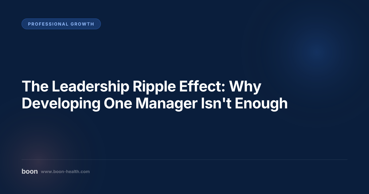 The Leadership Ripple Effect Explained | Boon